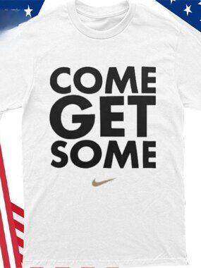 Come Get Some T-shirt - Athletic Training Graphic White Tee
